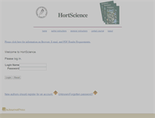 Tablet Screenshot of hortsci.msubmit.net