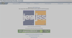 Desktop Screenshot of ecsjournals.msubmit.net