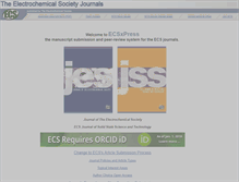 Tablet Screenshot of ecsjournals.msubmit.net